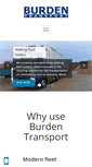 Mobile Screenshot of burdentransport.co.uk